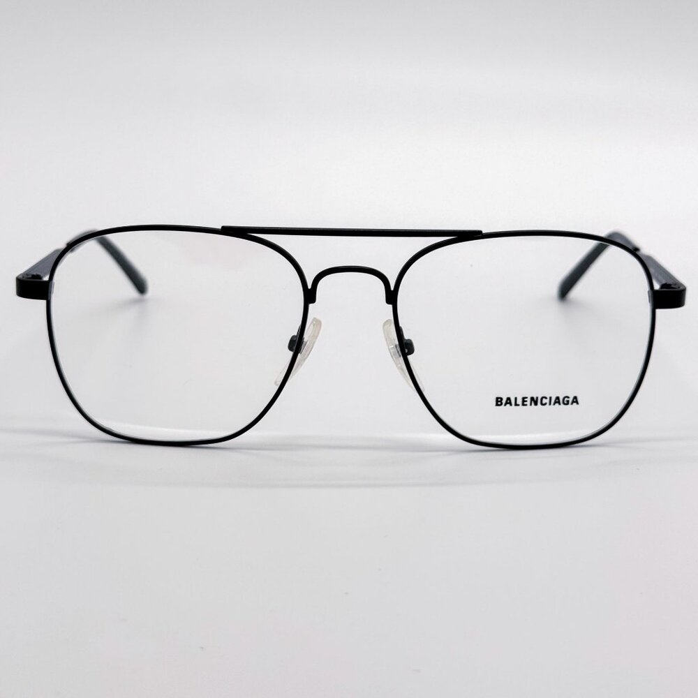 NEW BALENCIAGA EYEGLASSES BB0037O 001 BLACK UNISEX EYEWEAR